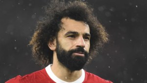Mohamed Salah durante el partido del Liverpool contra el Newcastle en la Premier League. (Crédito: Peter Powell/AFP/Getty Images)
