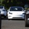 Autos nuevos de Tesla estacionados en un concesionario Tesla el 18 de octubre de 2023 en Corte Madera, California. (Crédito: Justin Sullivan/Getty Images)