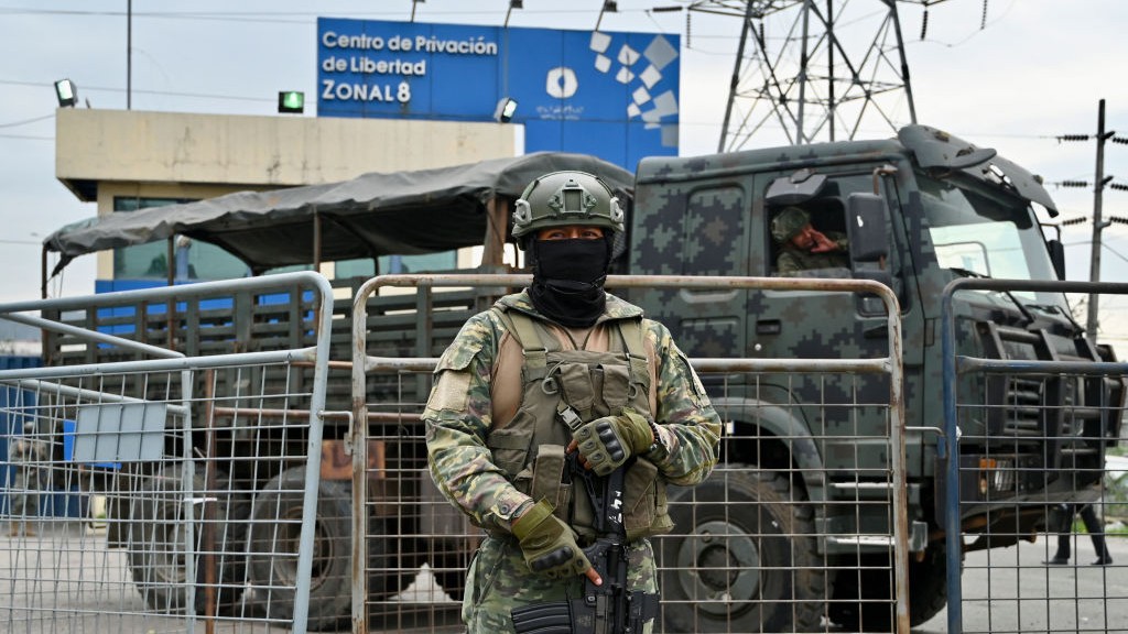 The Ecuadorian government reported approximately 2,000 detainees after the declaration of internal armed conflict