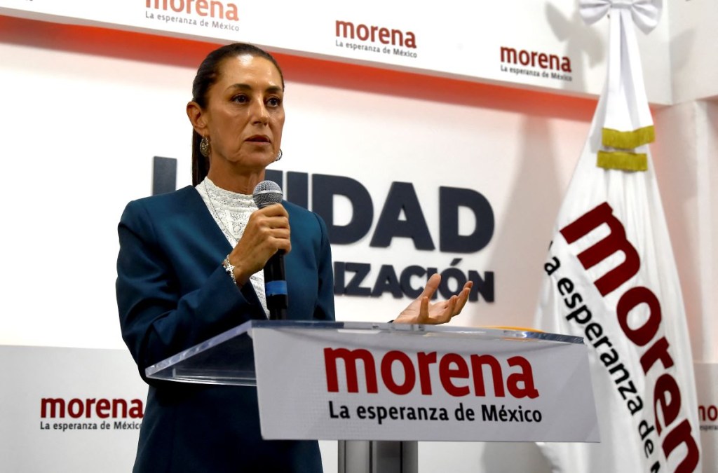 Claudia Sheinbaum, aspirante a la Presidencia de México. (CLAUDIO CRUZ/AFP via Getty Images)