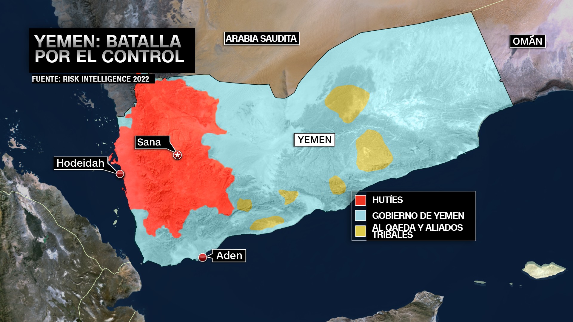 AN LISIS Los Ataques Estadounidenses En Yemen Agudizan Los Dilemas   Mapa Yemen 