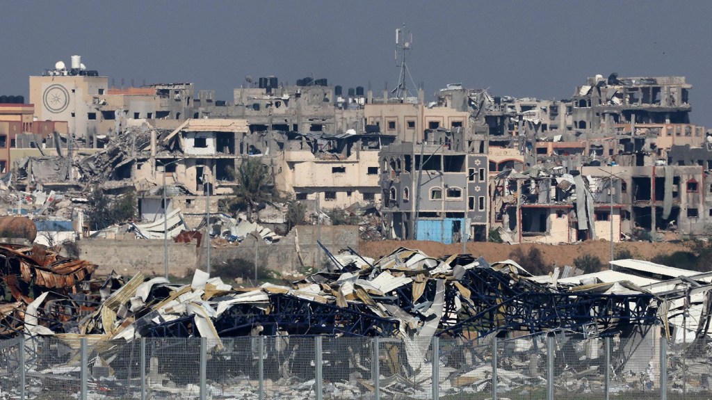 Edificios e infraestructura dañados en Gaza el 19 de enero. (Foto: Jack Guez/AFP/Getty Images).