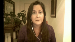 Rocío San Miguel, presidenta de Control Ciudadano, en entrevista con CNN en 2016.