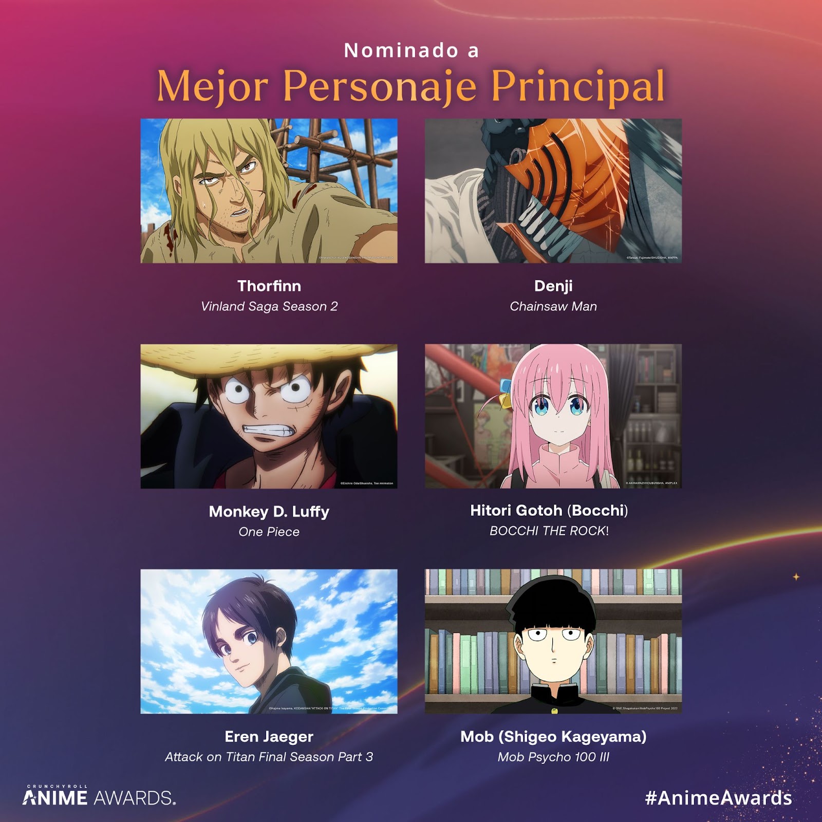 Premios Anime 2024 Conoce las producciones nominadas, dónde verlas