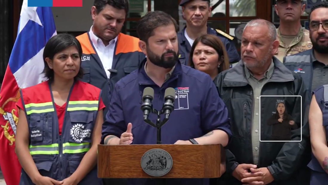 Gabriel Boric decreta duelo nacional por los devastadores incendios forestales en Chile