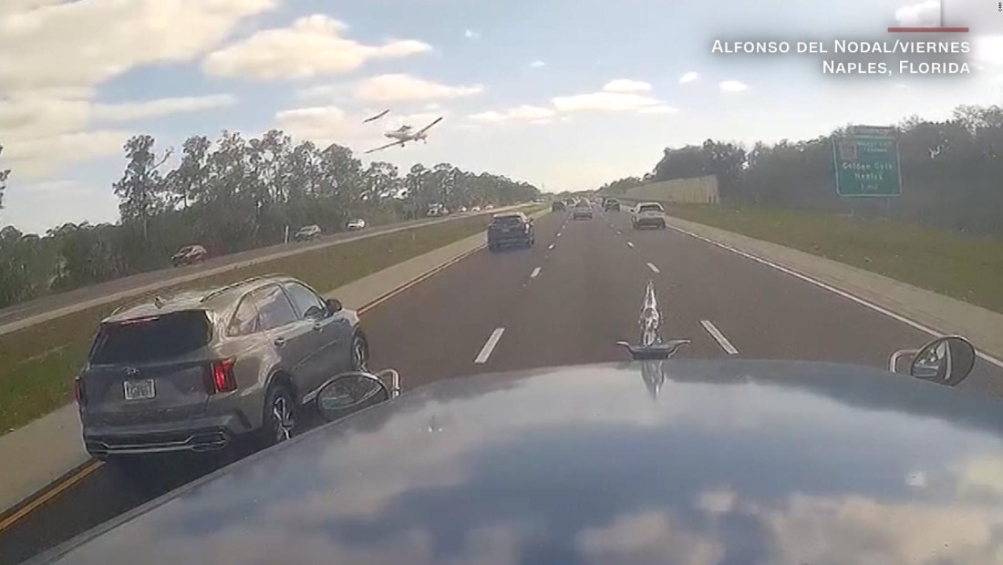 Video capta el momento en el que se estrelló una avioneta en Florida