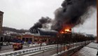 Incendio en parque de diversiones en Suecia