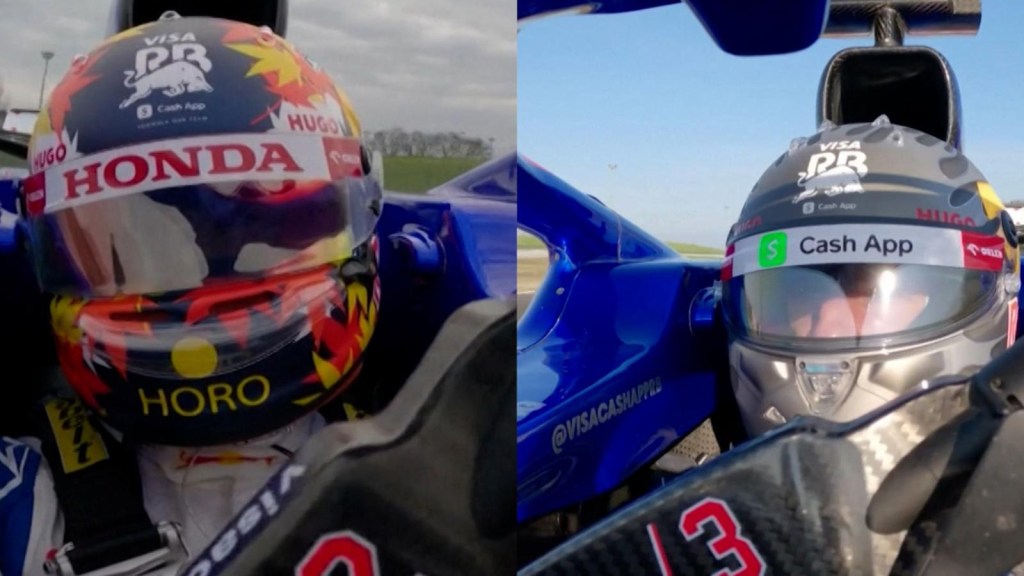 Ricciardo y Tsunoda ya probaron su nuevo auto de Fórmula 1