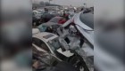 Más de 100 vehículos involucrados en un choque en cadena