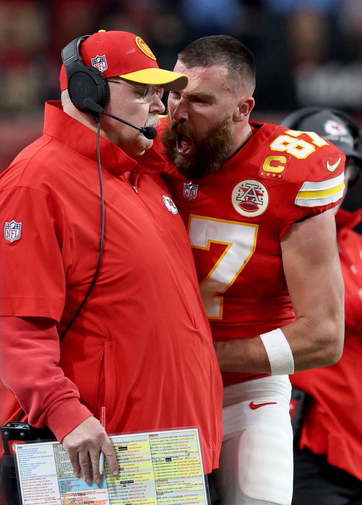 Travis Kelce Sobre Su Empuj N Al Entrenador Andy Reid Definitivamente   GettyImages 2003846300 