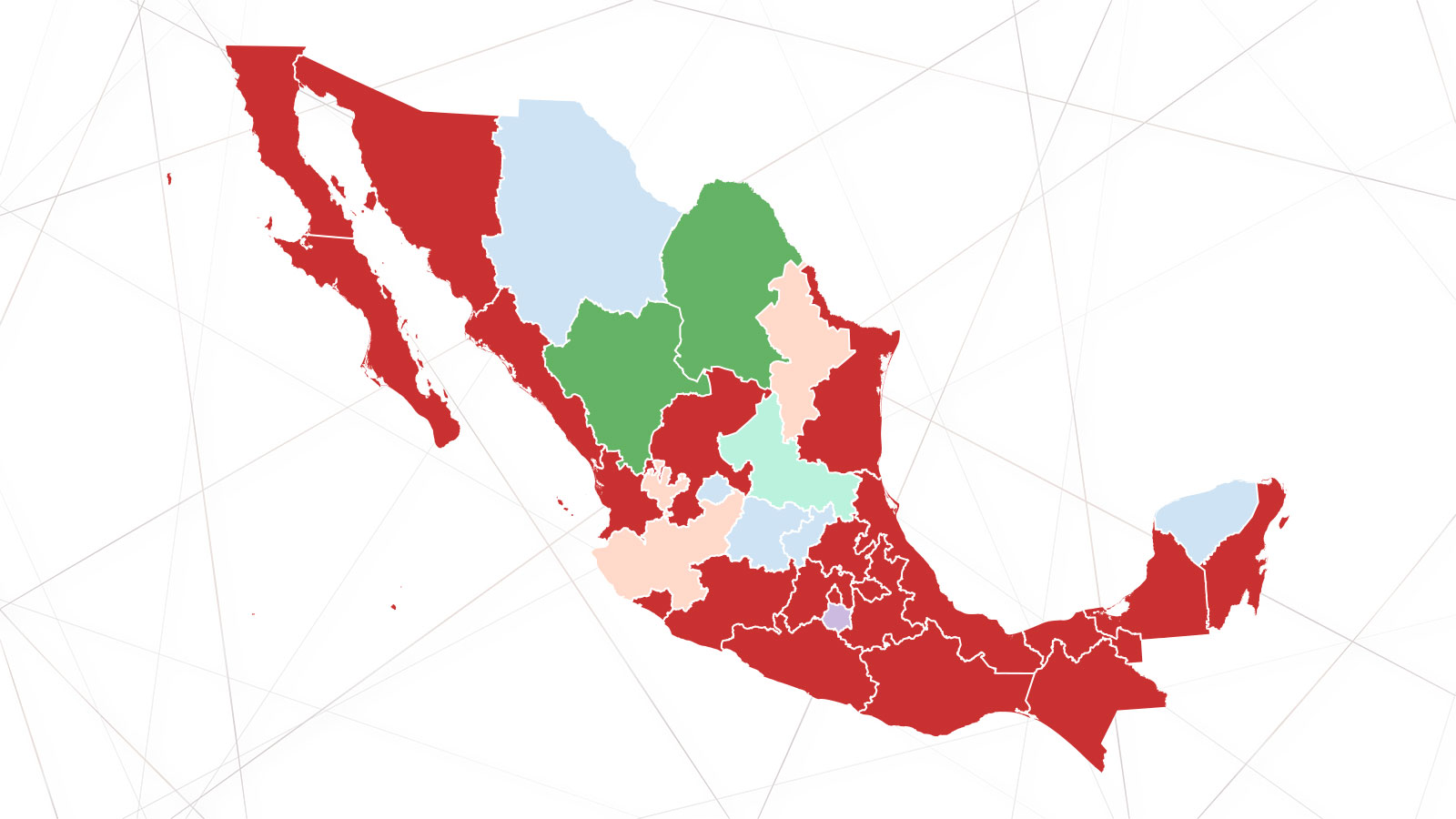 De La Hegemonía Del Pri Al Dominio De Morena Así Ha Cambiado El Mapa Electoral En México 3003