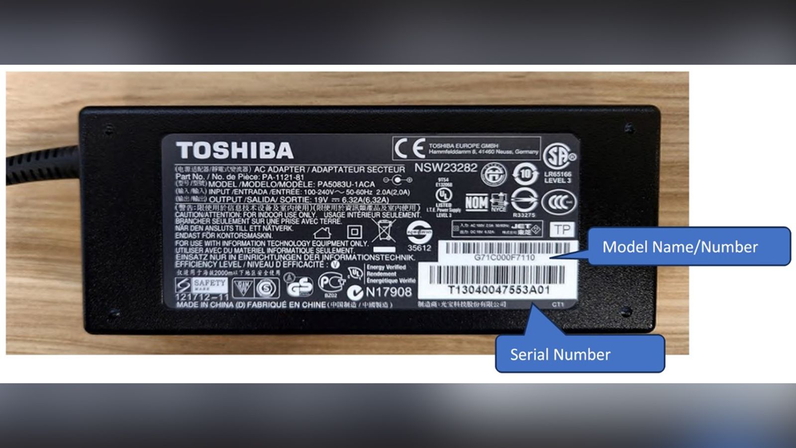 Llaman a revisión 15,5 millones de adaptadores para laptop Toshiba
por riesgo de incendio y quemaduras