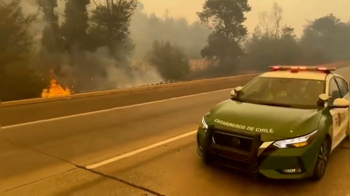Chile imposes a curfew on the communities of Valparaiso and Marga Marga due to forest fires