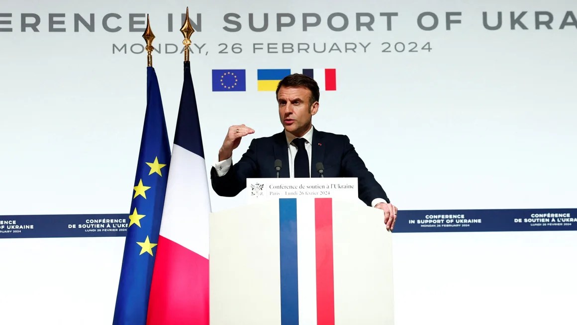 Macron raised the issue of sending Western troops to Ukraine, saying that Europe would “do everything possible to prevent Russia from conquering”.