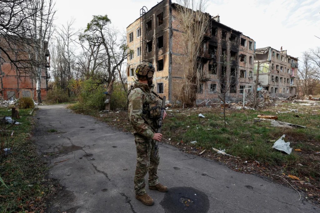 Gran parte de Avdiivka está ahora en ruinas. (Radio Europa Libre/Radio Liberty/Serhii Nuzhnenko vía Reuters)