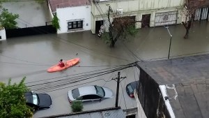 Calles de la ciudad de Corrientes se volvieron ríos por un temporal