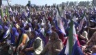 Mujeres campesinas encabezan protesta agraria en la India