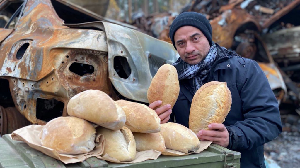 Así ayudó un panadero colombiano a los afectados por la guerra en Ucrania