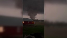 Así se vio el impacto de un tornado en Ohio