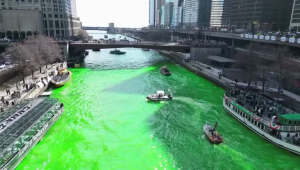 Chicago tiñe de verde su río para celebrar San Patricio