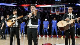 Mariachis se viraliza al interpretar himno de EE.UU. en la NBA