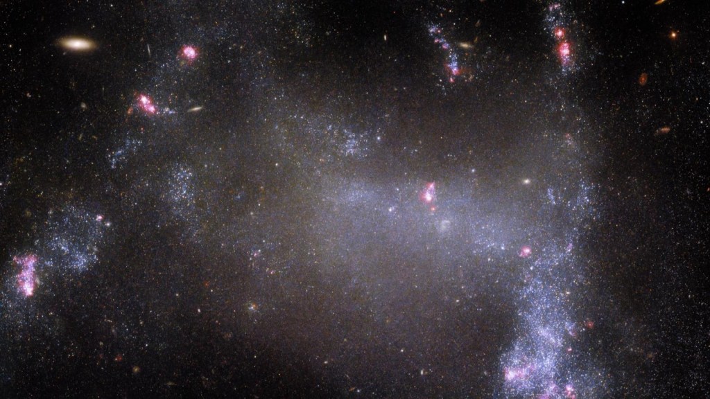 Una "araña galáctica", la imagen elegida por la Agencia Espacial Europea