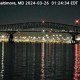 Video capta lo que ocurrió antes del impacto del barco en el puente de Baltimore