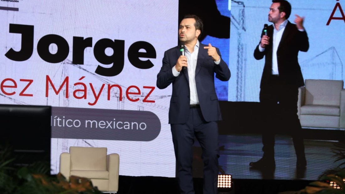 Jorge Álvarez Máynez, candidato a la presidencia de México por el partido Movimiento Ciudadano.