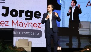 Jorge Álvarez Máynez, candidato a la presidencia de México por el partido Movimiento Ciudadano.