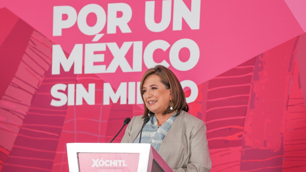 Xóchitl Gálvez, candidata a la presidencia de México por la alianza Fuerza y Corazón por México.