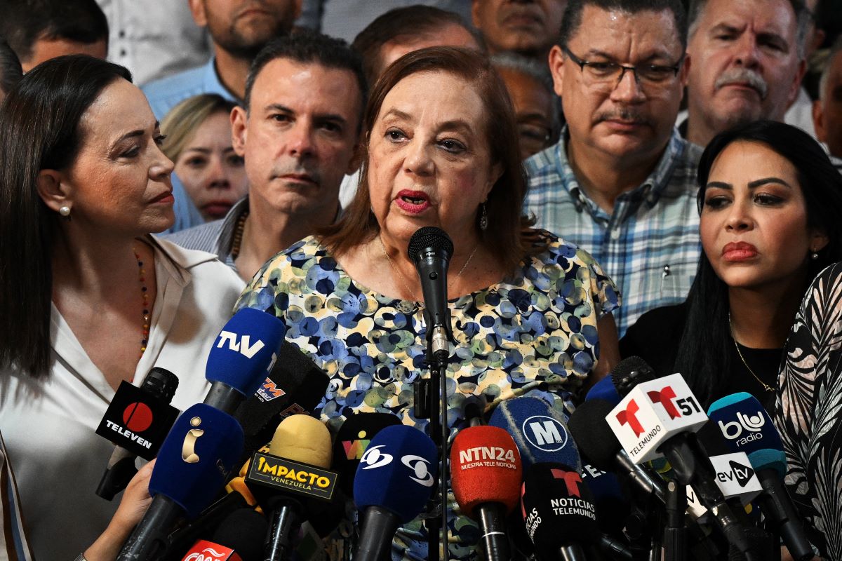 The Venezuelan opposition condemns problems related to the registration of presidential candidate Corina Llores