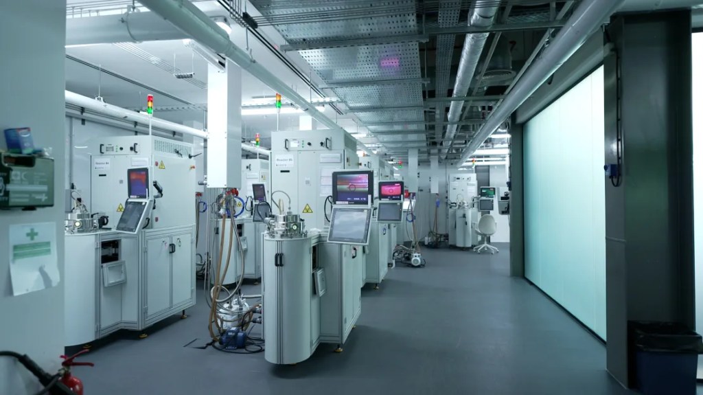 Interior of the 2DOT4 laboratory in Dubai.  (Paul DeWitt/CNN)