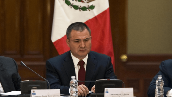 El exsecretario de Seguridad Pública, Genaro García Luna el 28 de noviembre de 2008. (ALFREDO ESTRELLA/AFP vía Getty Images)