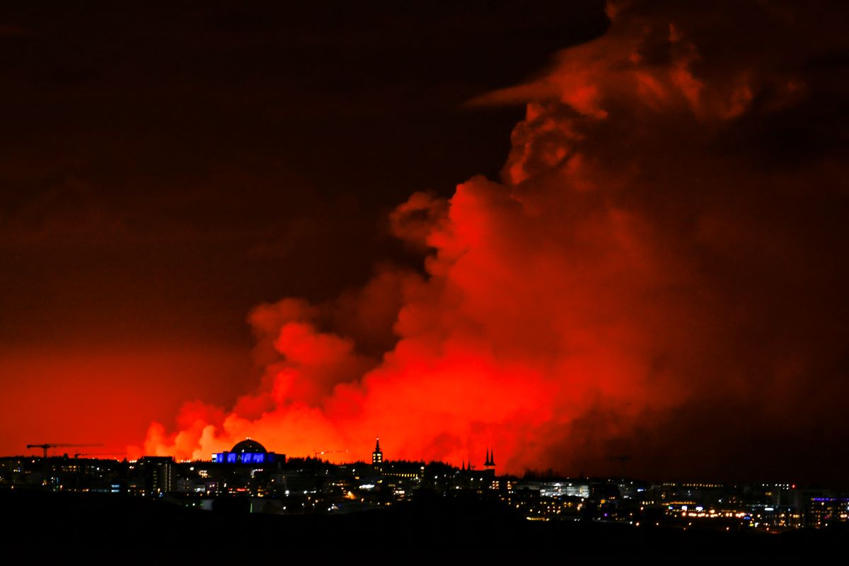 Iceland volcanic eruption;  They evacuated Blue Lake, the public station reported
