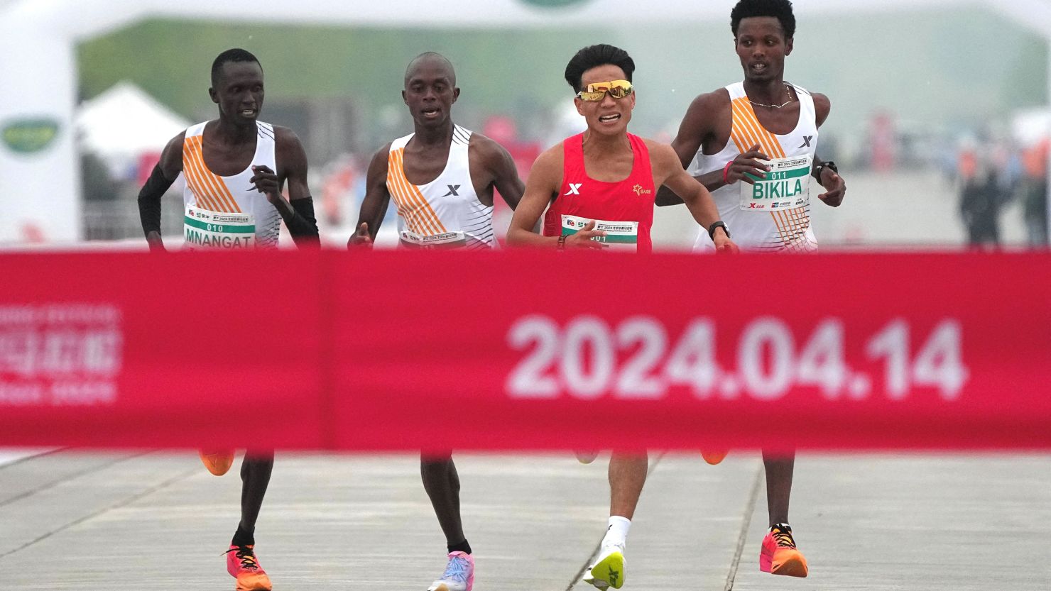 Beijing half-marathon winners stripped of medals after African trio allowed Chinese runner to win