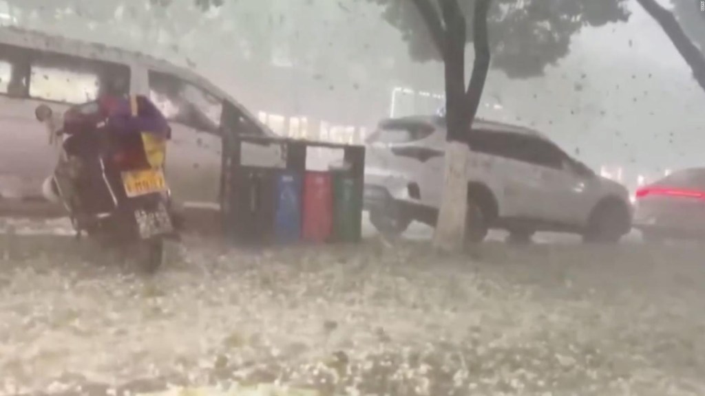 China, bajo alerta meteorológica por granizo y tormentas