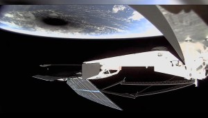 Satélite de Starlink captó el eclipse desde el espacio