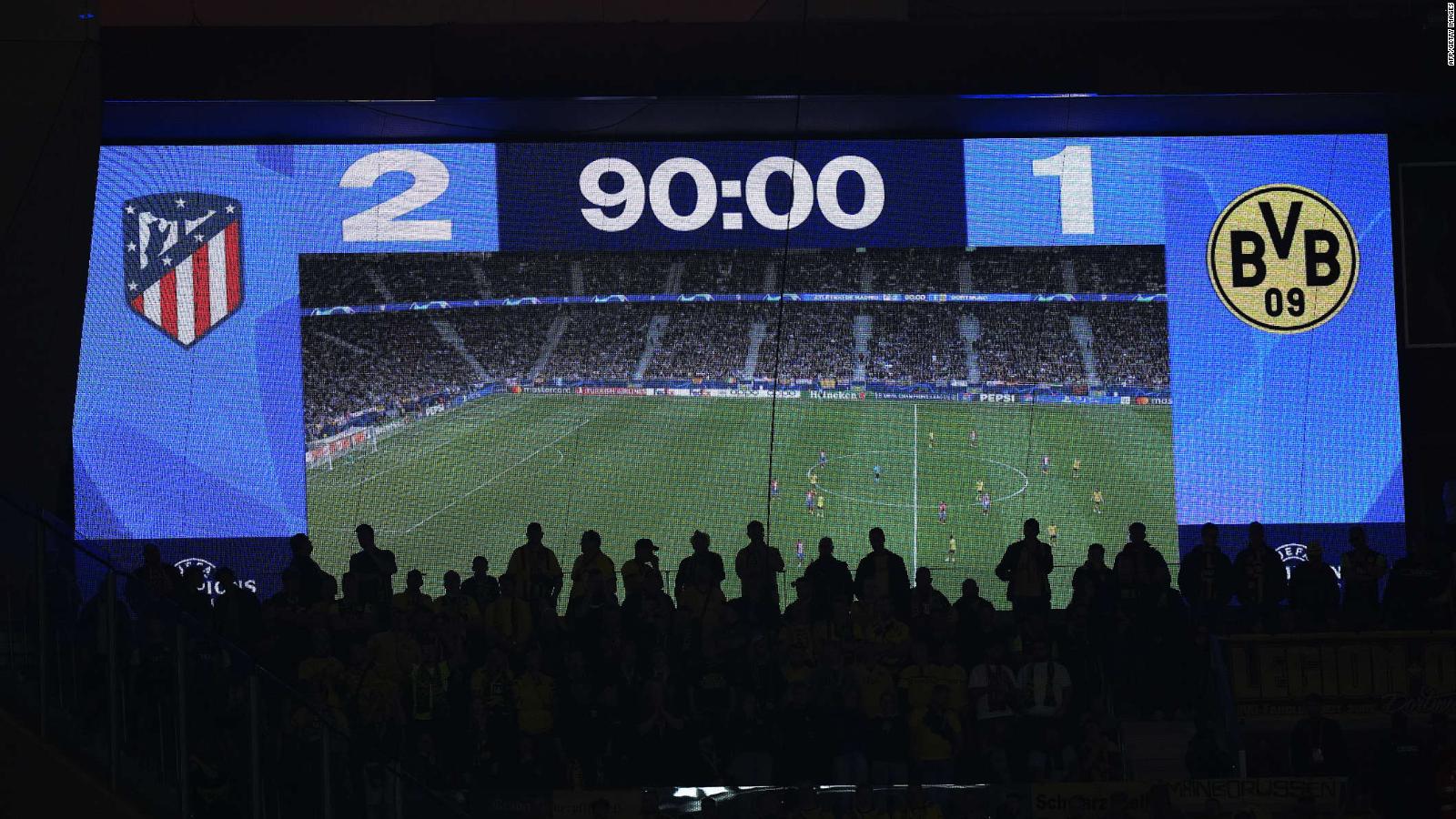 Champions League con seguridad extrema: así fue el partido entre
Atlético de Madrid y Borussia Dortmund