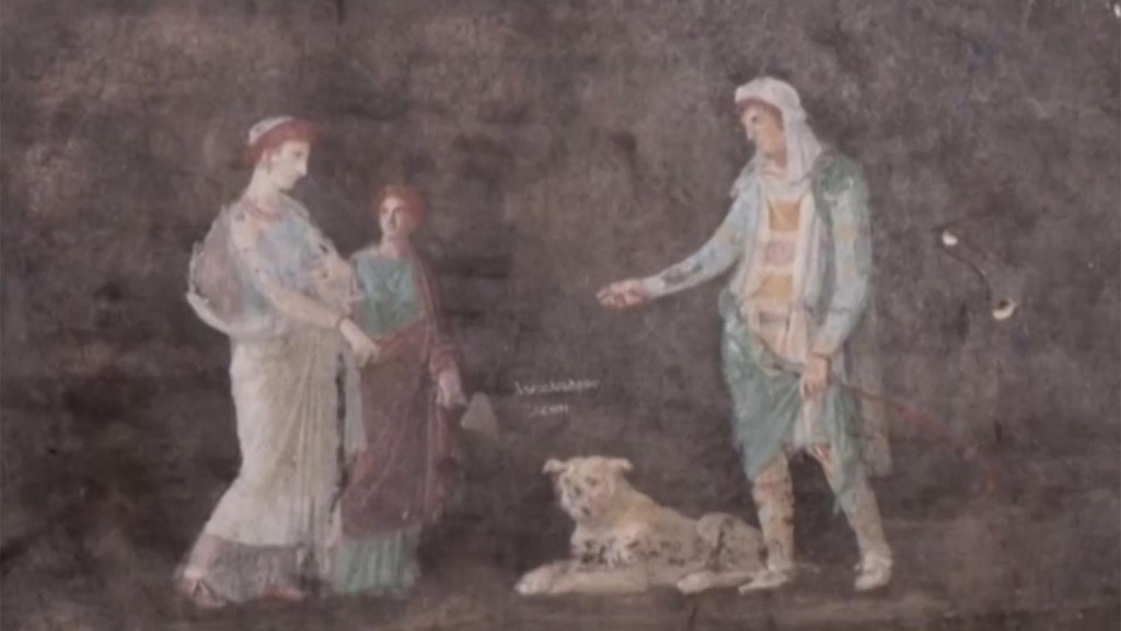 Mira estas obras de arte recién halladas en Pompeya