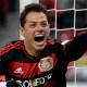 "Chicharito" Hernández se une a los festejos del Bayer Leverkusen campeón