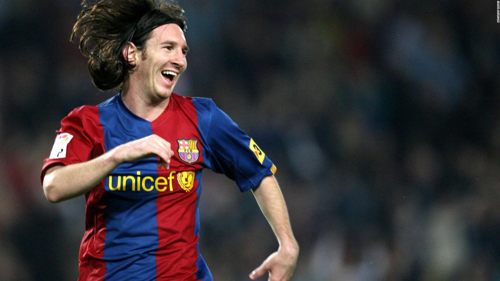 Una animación recuerda el gol "maradoniano" de Lionel Messi al Getafe