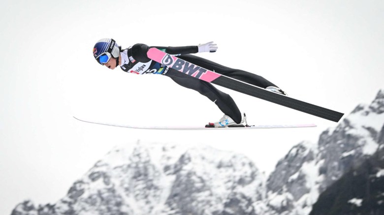 Ryoyu Kobayashi y su increíble salto de esquí