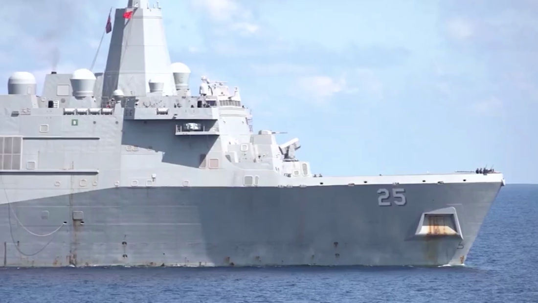 Cañón de agua chino daña un barco filipino en el Mar de China Meridional