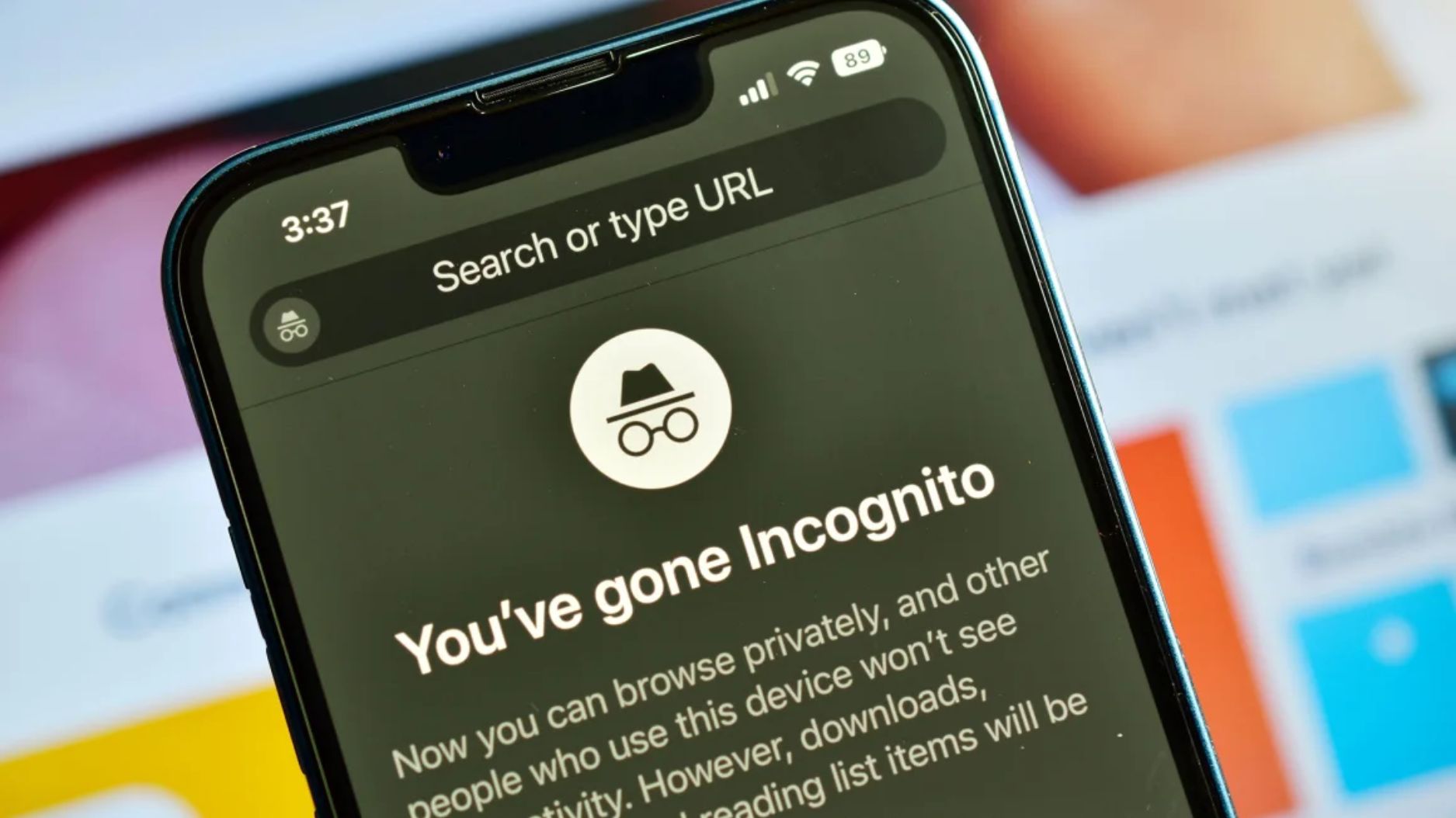 January 7, 2023: Incognito tabs on smartphones, in a private browser.  (Credit: Pixsmart/ Alamy Stock Photo)