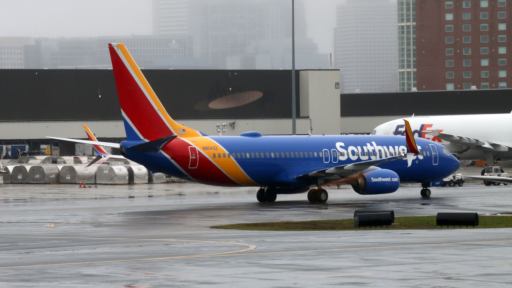 Southwest Boeing 737-800 lost engine cover, FAA says