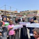Palestinos en una manifestación en Rafah, Gaza, el 28 de abril de 2024. Tareq Alhelou/CNN