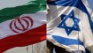 La banderas de Irán e Israel. (Crédito: imagen creada con fotos de AFP vía Getty Images y Amir Levy/Getty Images)