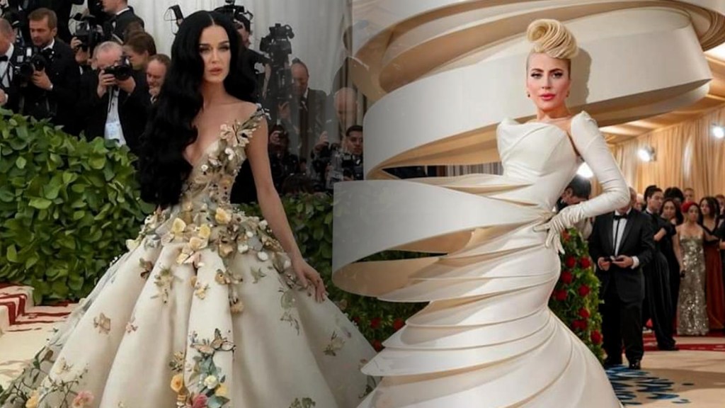Generan atuendos con IA para Katy Perry, Rihanna y Lady Gaga