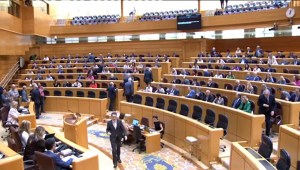 El Senado de España vota en contra de ley de amnistía