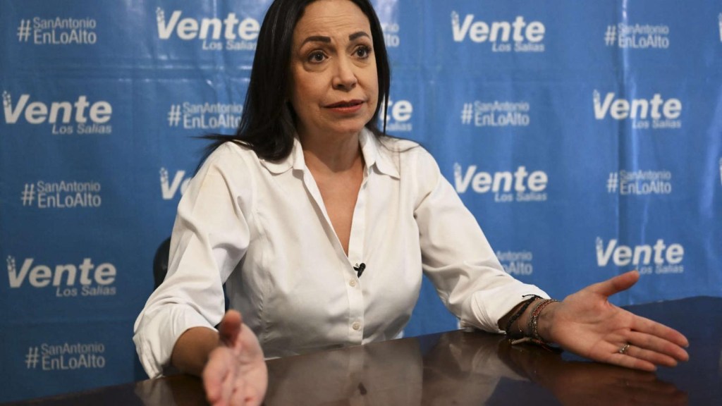 María Corina Machado: No es una elección ni libre ni justa